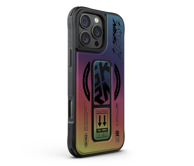 SKINARMA Kira Kobai do iPhone 16 Pro 6.3" Magnetic Grip hologram - 1316899 - zdjęcie 3
